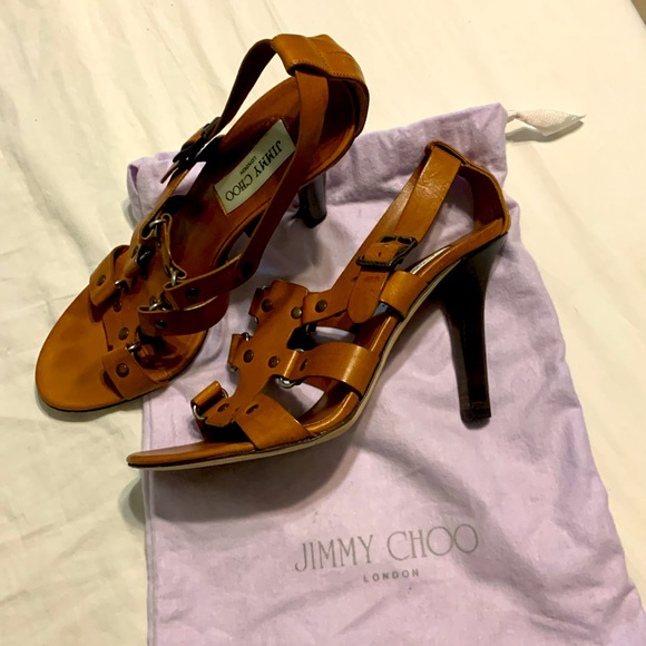 Jimmy Choi; tan; size 39 1/2 - Picture 2 of 5